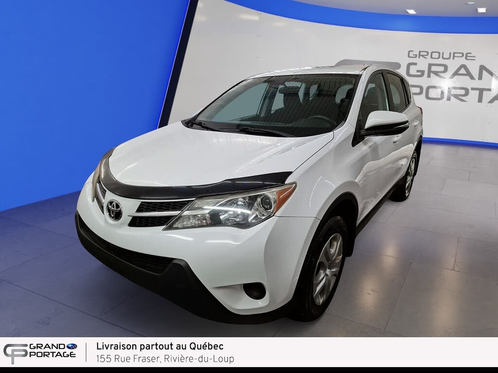 White 2015 Toyota RAV4 SUV / Crossover All-Wheel Drive Automatic