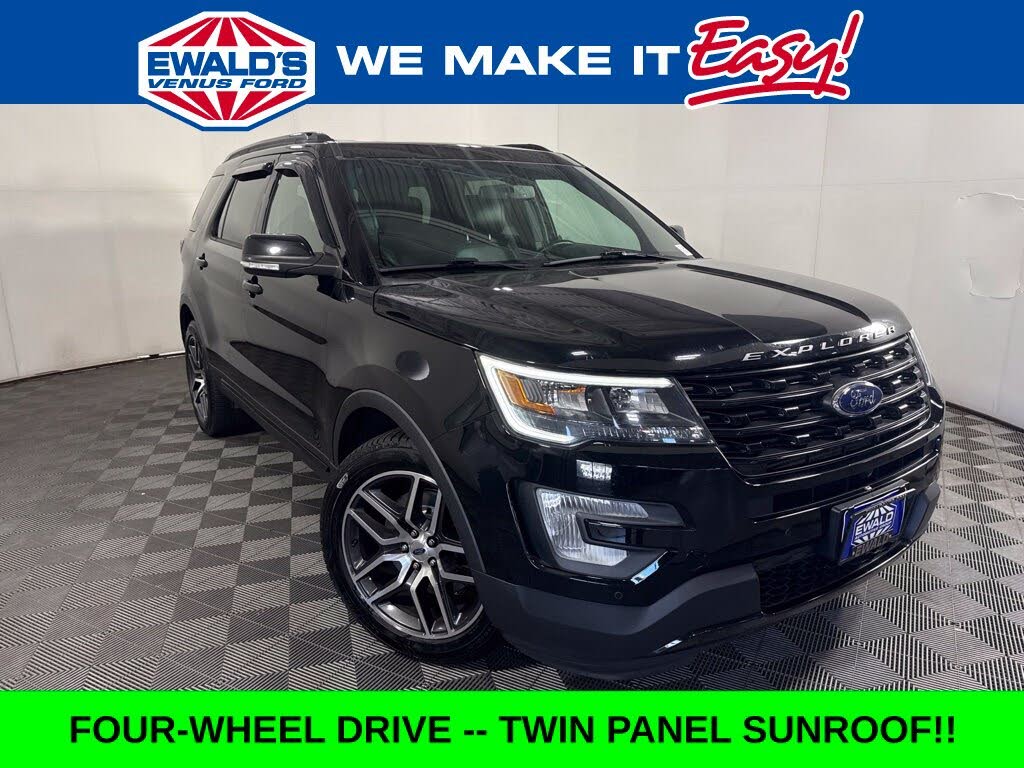 Shadow Black 2017 Ford Explorer SUV / Crossover All-Wheel Drive 6-Speed Automatic