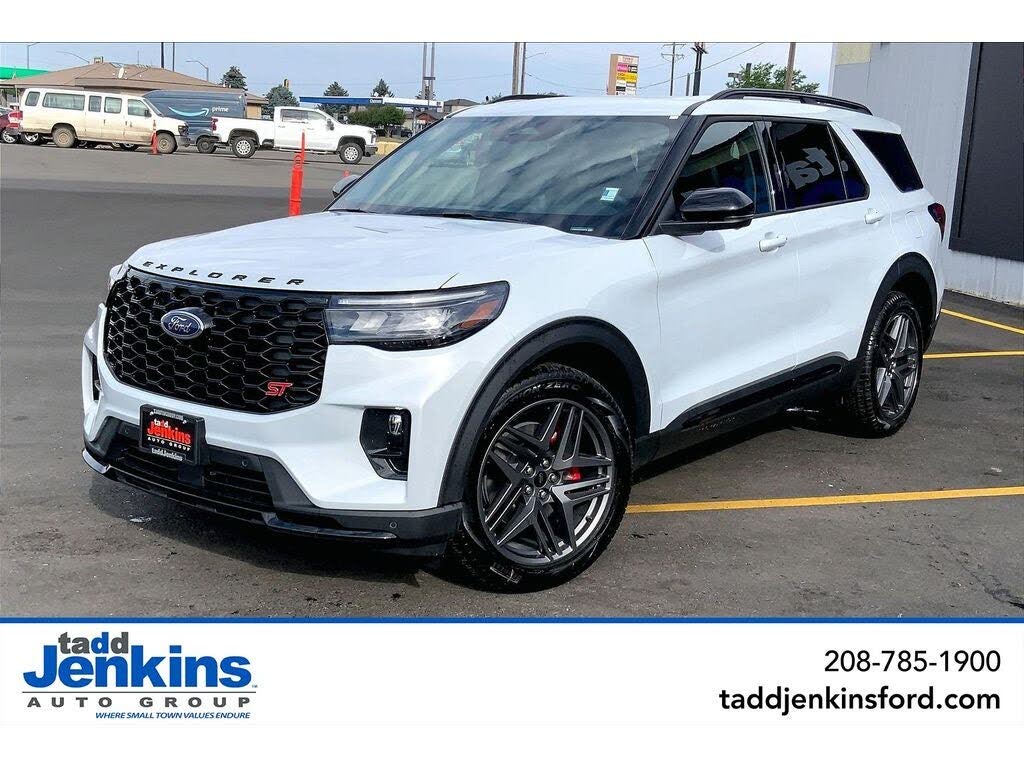 Space White 2026 Ford Explorer SUV / Crossover All-Wheel Drive Automatic