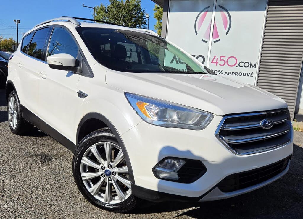 White 2017 Ford Escape SUV / Crossover All-Wheel Drive Automatic