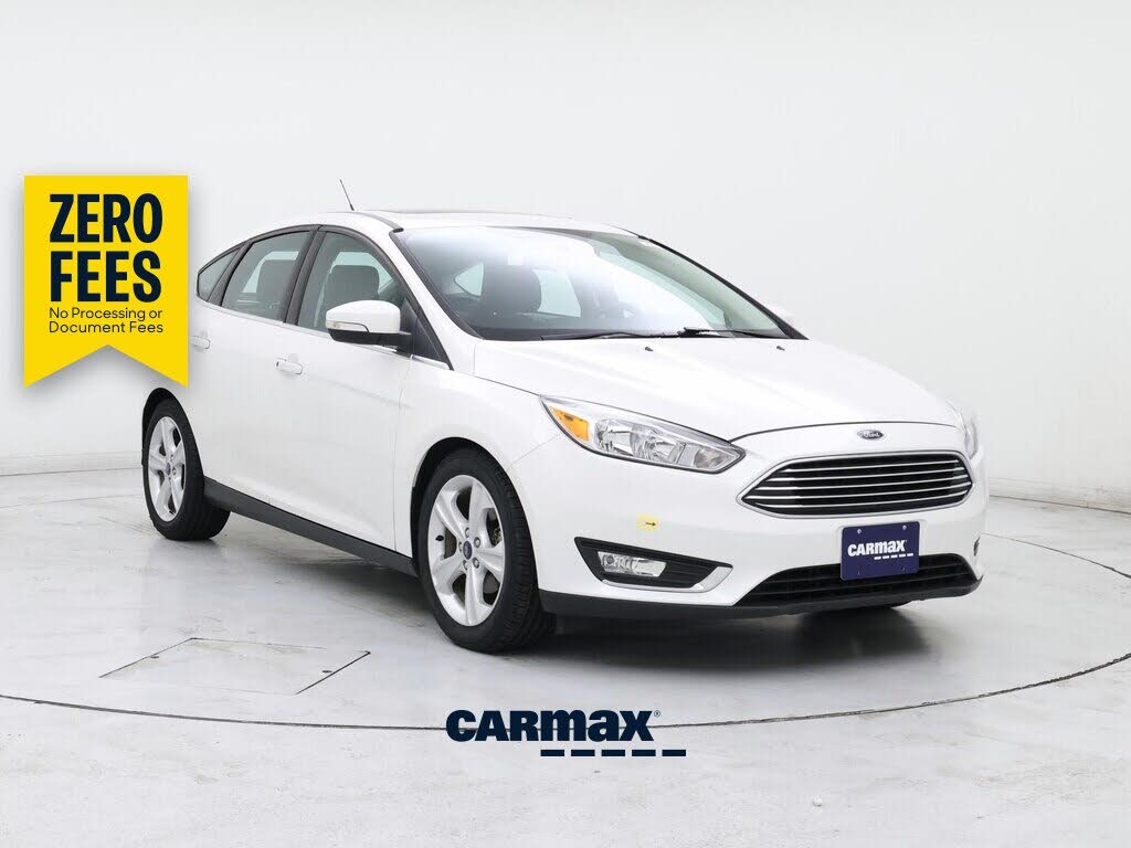 White 2016 Ford Focus Hatchback Front-Wheel Drive Automatic