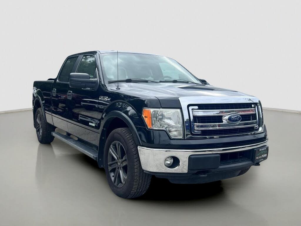 Black 2014 Ford F-150 Pickup Truck Four-Wheel Drive Automatic