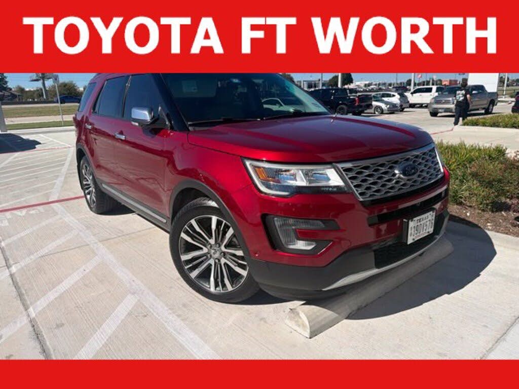 Red 2017 Ford Explorer SUV / Crossover All-Wheel Drive Automatic