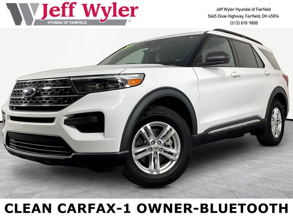 White 2020 Ford Explorer SUV / Crossover All-Wheel Drive Automatic