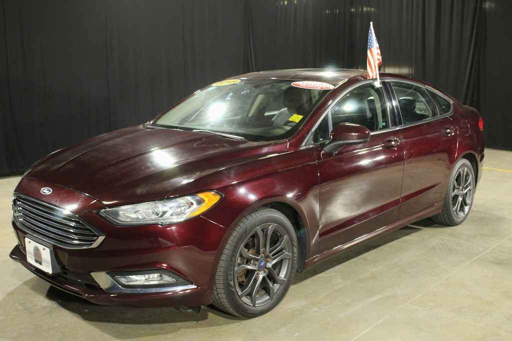 Red (Burgundy Velvet Metallic Tinted Clearcoat) 2018 Ford Fusion Sedan Front-Wheel Drive 6-Speed Automatic