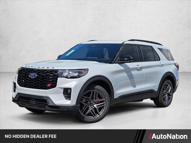 Space White Metallic 2026 Ford Explorer SUV / Crossover Rear-Wheel Drive Automatic