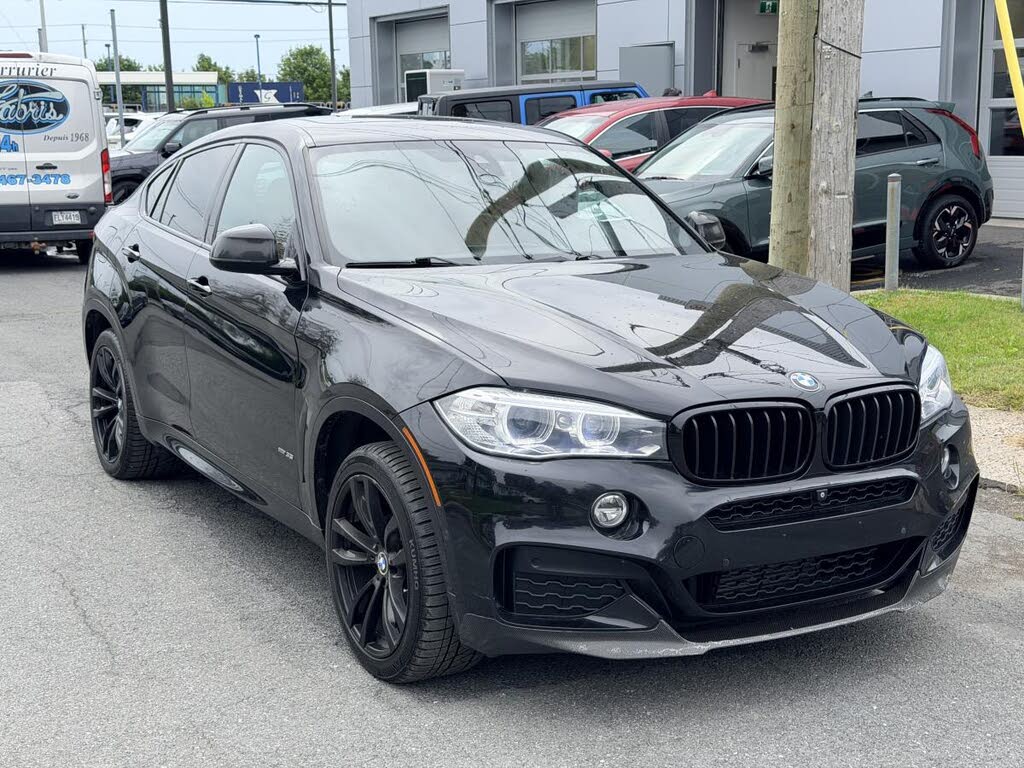 Black 2018 BMW X6 SUV / Crossover All-Wheel Drive Automatic