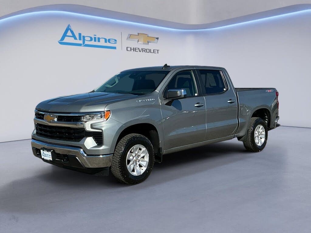 Gray 2025 Chevrolet Silverado 1500 Pickup Truck Four-Wheel Drive Automatic