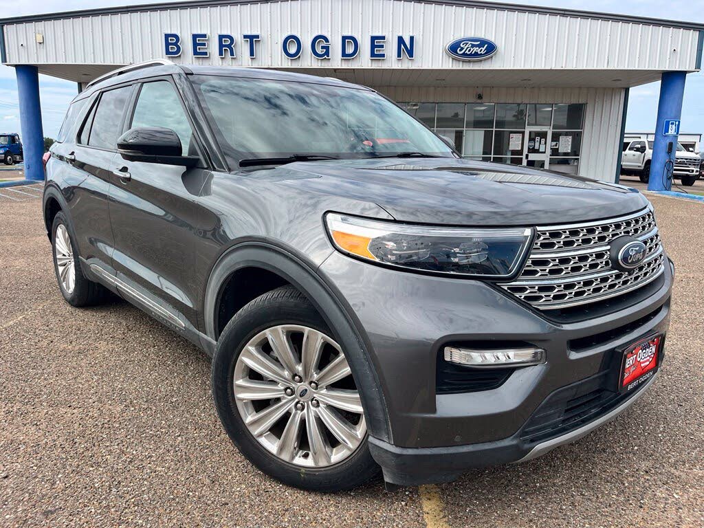 Gray Metallic 2023 Ford Explorer SUV / Crossover Rear-Wheel Drive Automatic