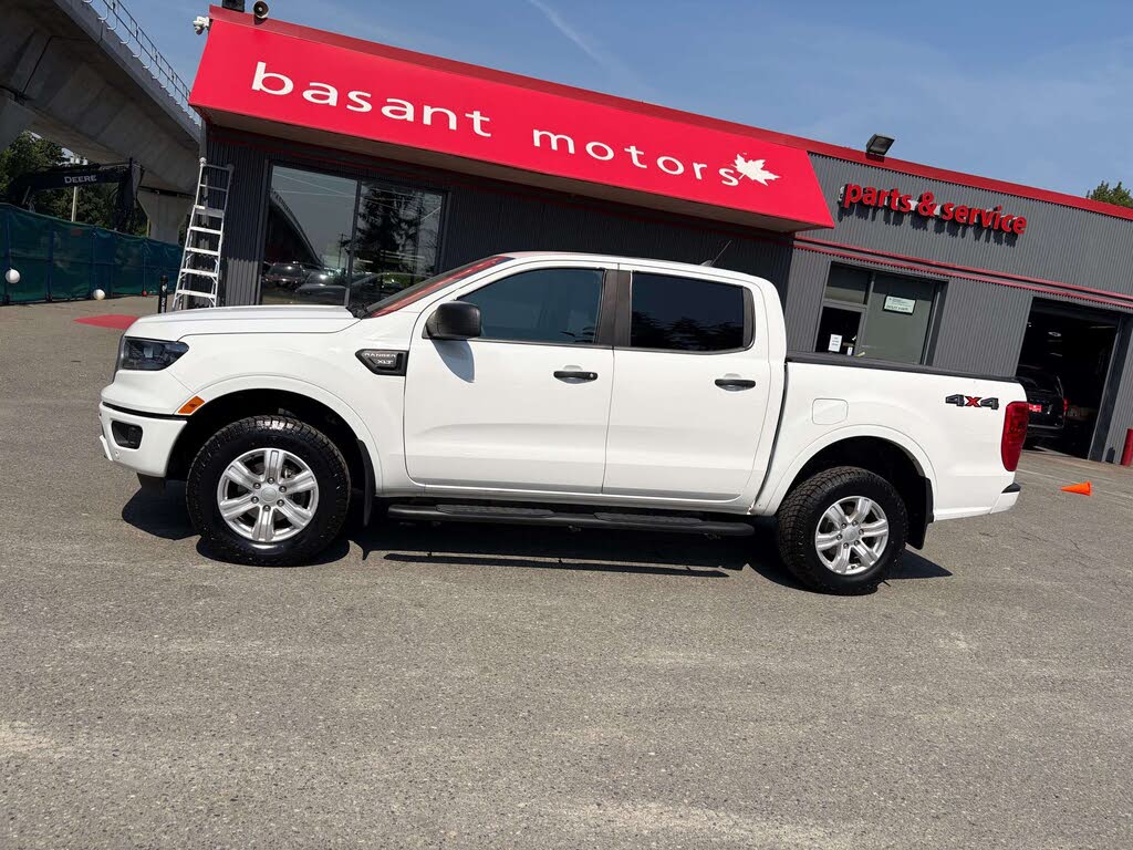White 2019 Ford Ranger Pickup Truck Four-Wheel Drive Automatic