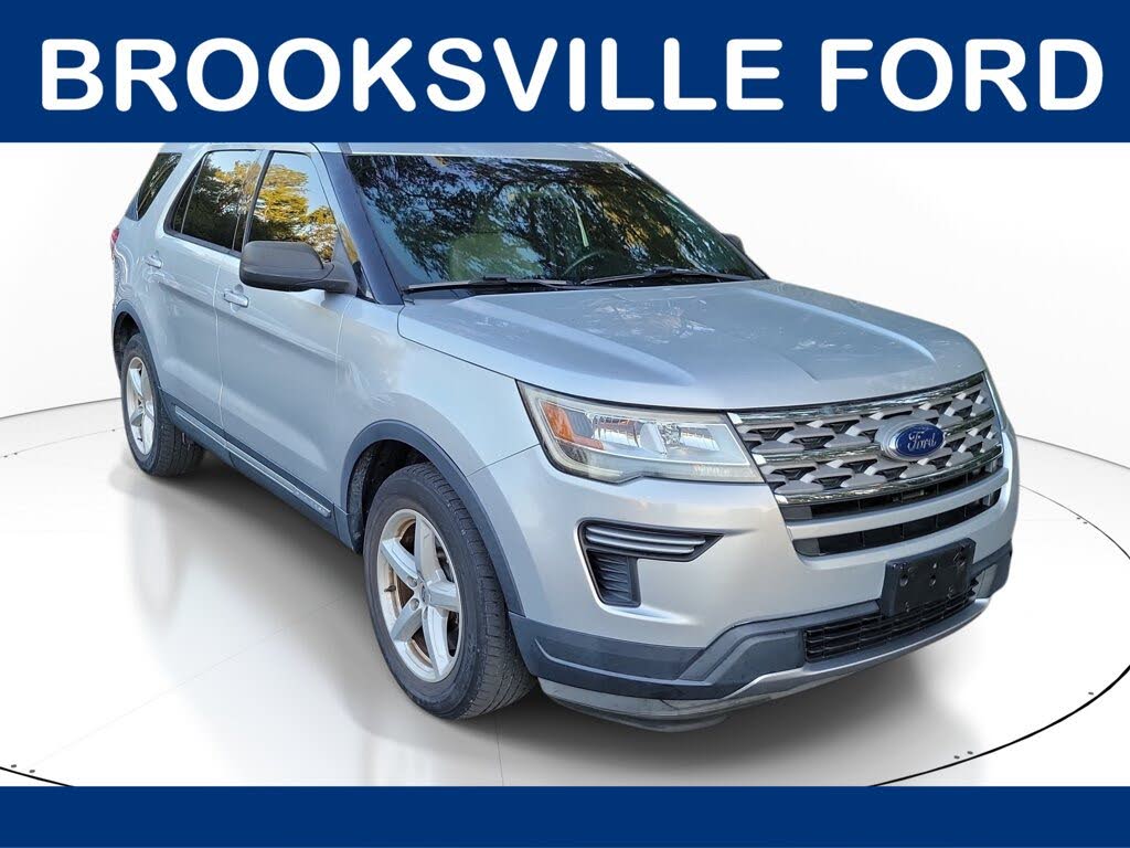Silver 2018 Ford Explorer SUV / Crossover Front-Wheel Drive Automatic