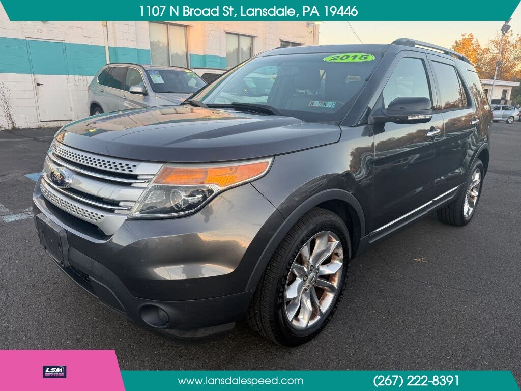 Gray 2015 Ford Explorer SUV / Crossover All-Wheel Drive 6-Speed Automatic