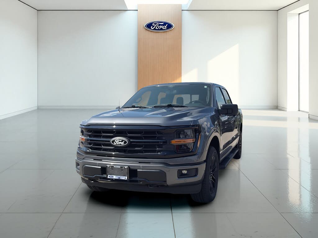 Gray 2024 Ford F-150 Pickup Truck Four-Wheel Drive Automatic