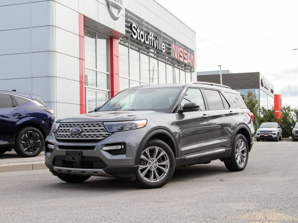 Gray 2023 Ford Explorer SUV / Crossover All-Wheel Drive Automatic