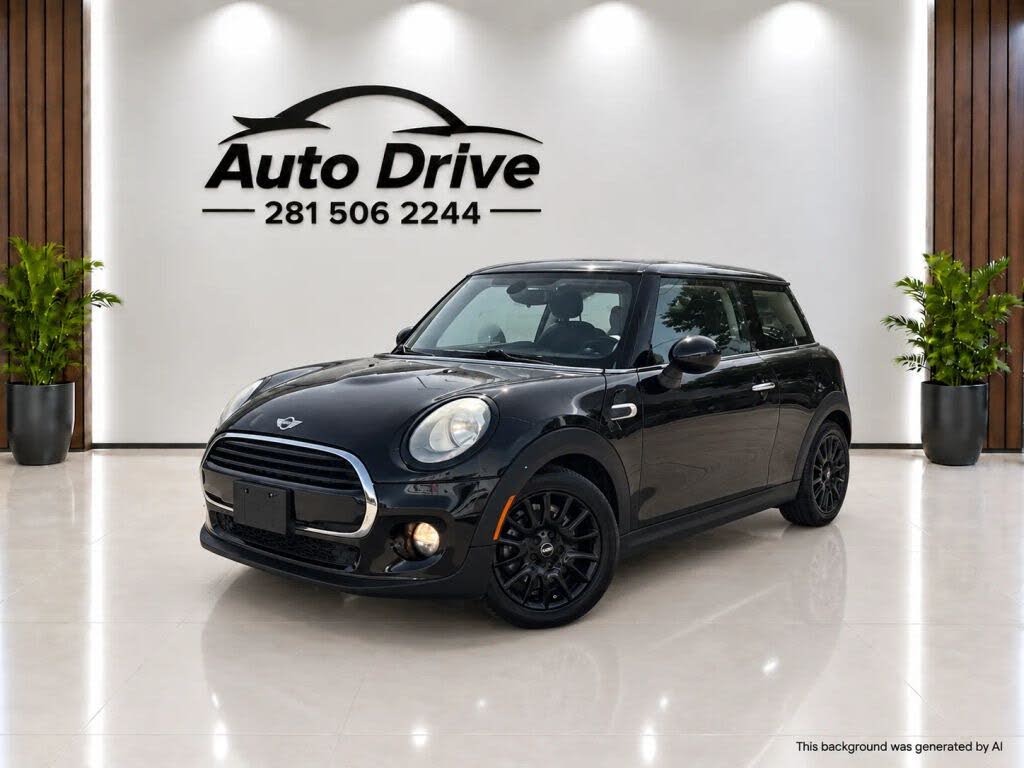 Black 2016 MINI Cooper Hatchback Front-Wheel Drive 6-Speed Automatic