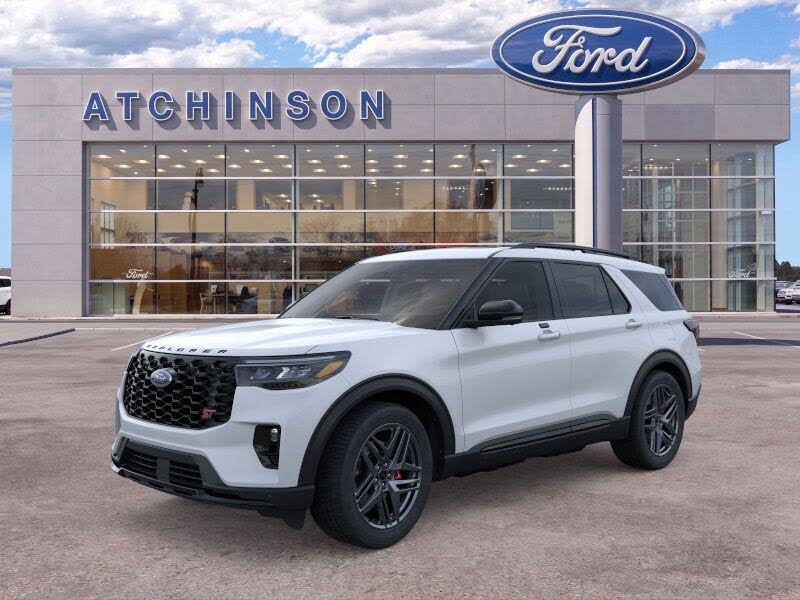 Space White Metallic 2026 Ford Explorer SUV / Crossover All-Wheel Drive Automatic