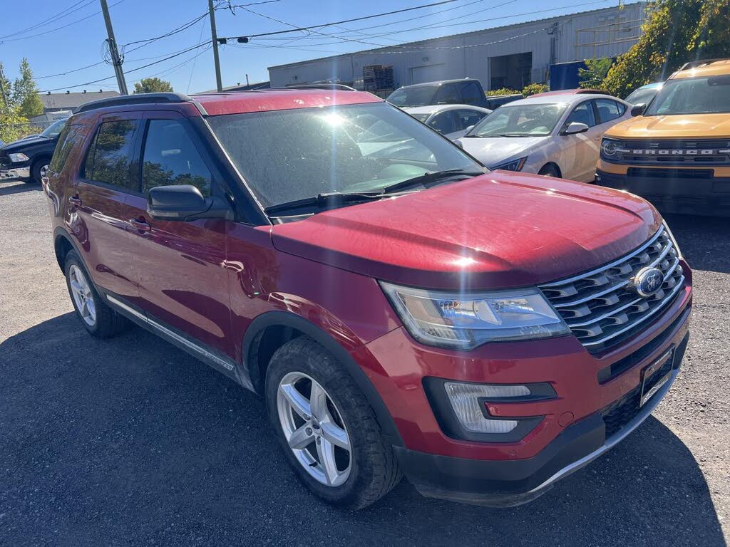 Red 2017 Ford Explorer SUV / Crossover All-Wheel Drive Automatic