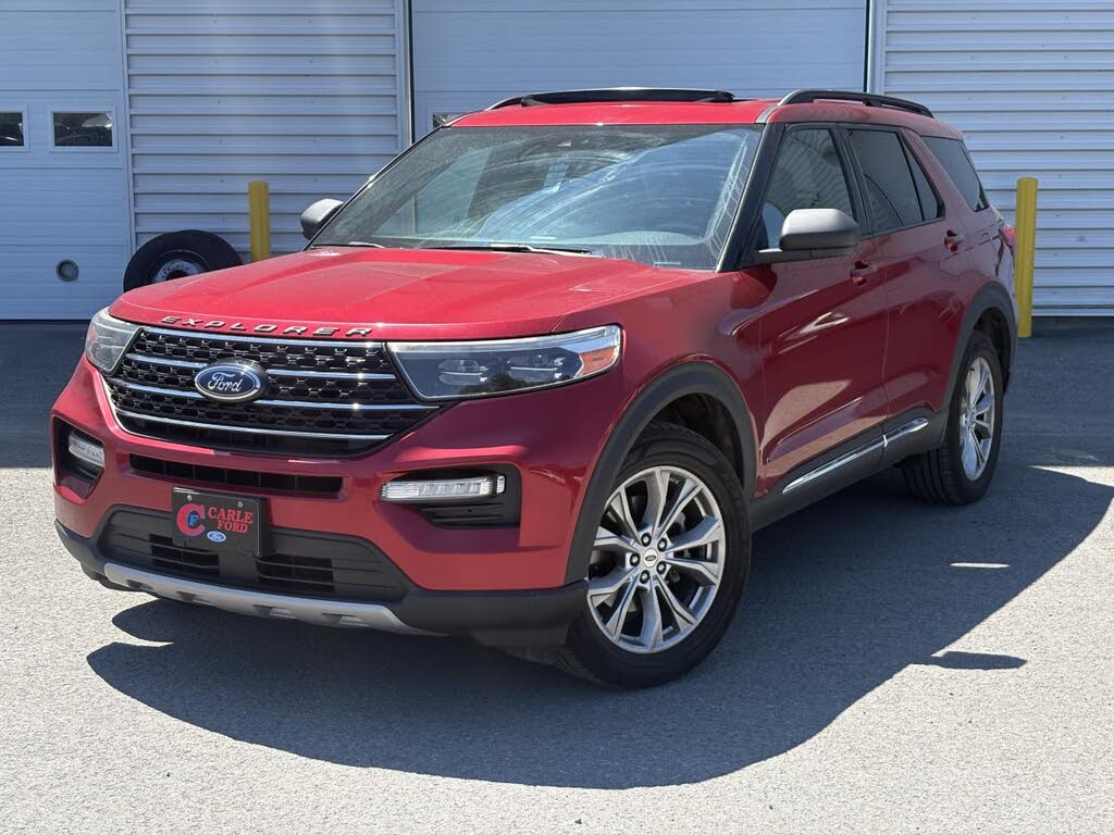 Red 2020 Ford Explorer SUV / Crossover All-Wheel Drive Automatic