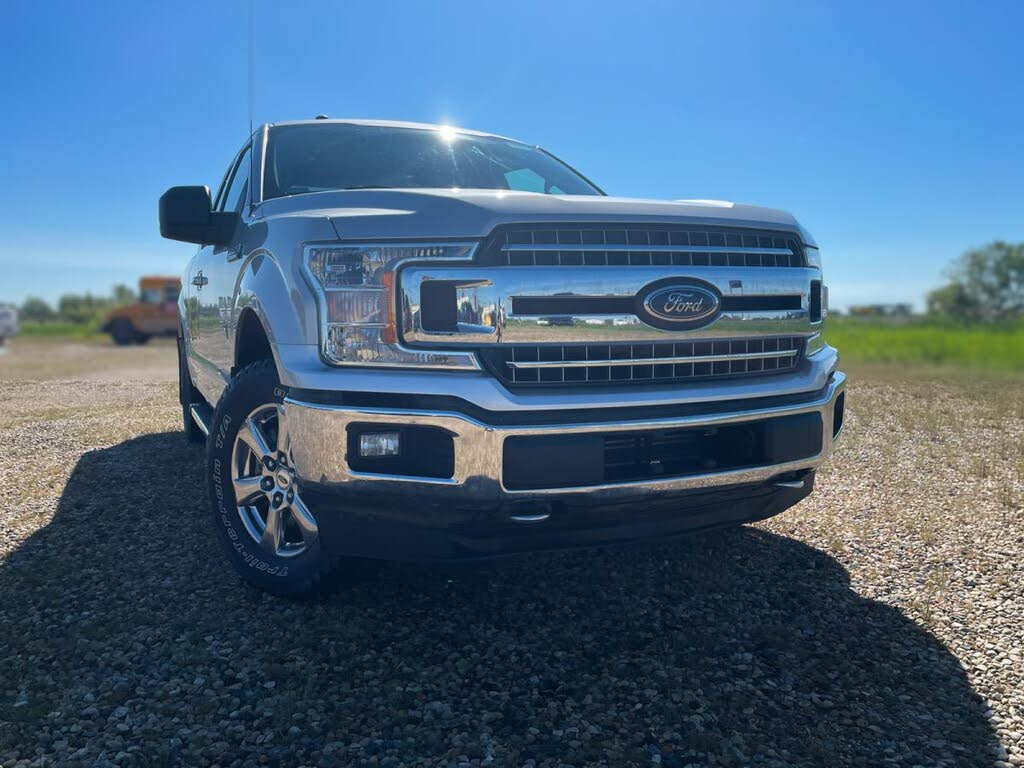 Silver 2018 Ford F-150 Pickup Truck Four-Wheel Drive Automatic