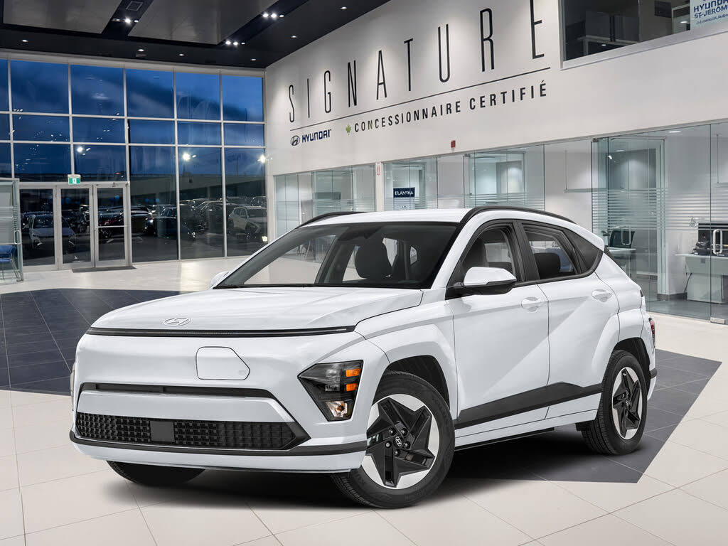White (BLANC ATLAS(SAW-NNB)-NOIR) 2027 Hyundai Kona Electric SUV / Crossover  Automatic