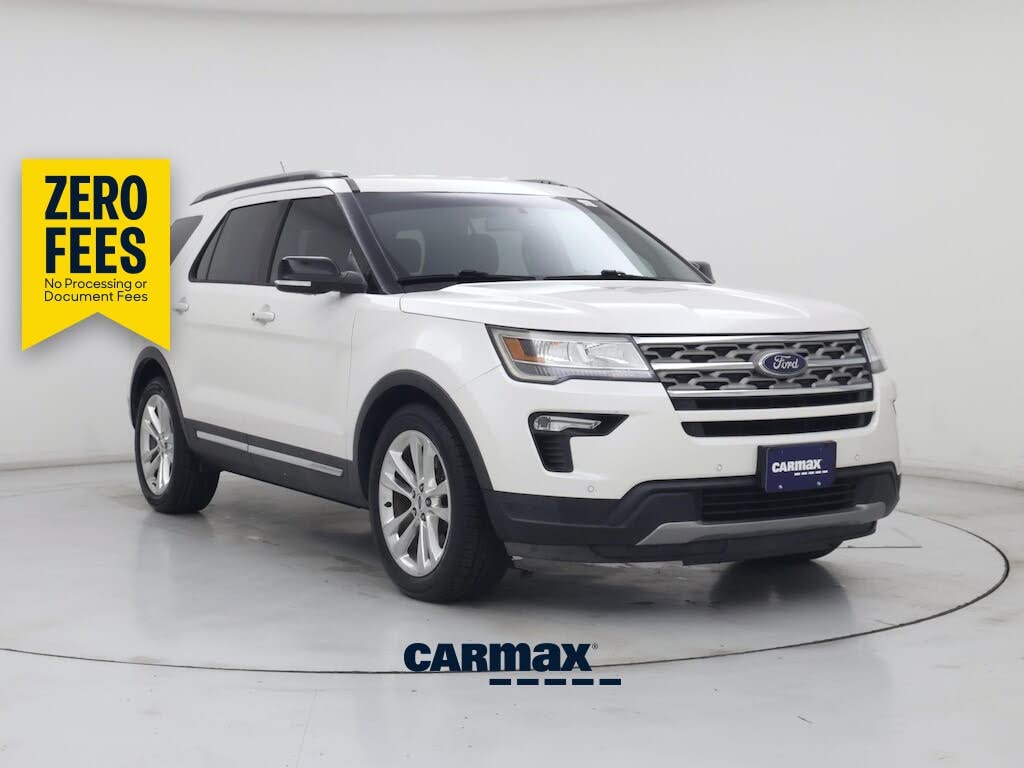 White 2018 Ford Explorer SUV / Crossover Front-Wheel Drive Automatic