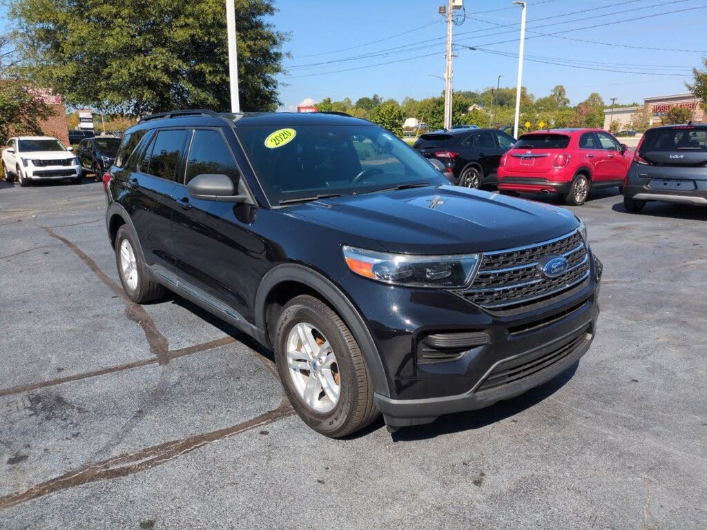 Agate Black Metallic 2020 Ford Explorer SUV / Crossover All-Wheel Drive Automatic