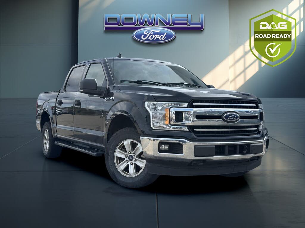 Black 2020 Ford F-150 Pickup Truck Four-Wheel Drive Automatic