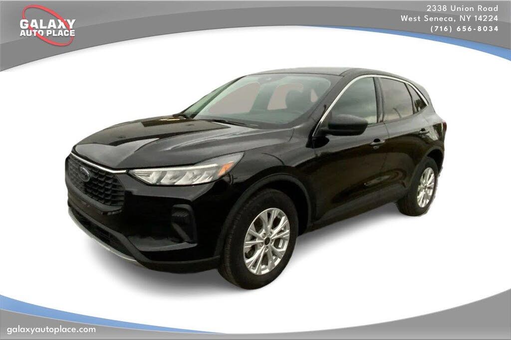 Agate Black Metallic 2024 Ford Escape SUV / Crossover All-Wheel Drive 8-Speed Automatic
