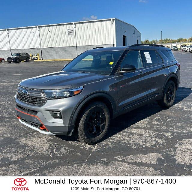 Gray Metallic 2023 Ford Explorer SUV / Crossover All-Wheel Drive Automatic