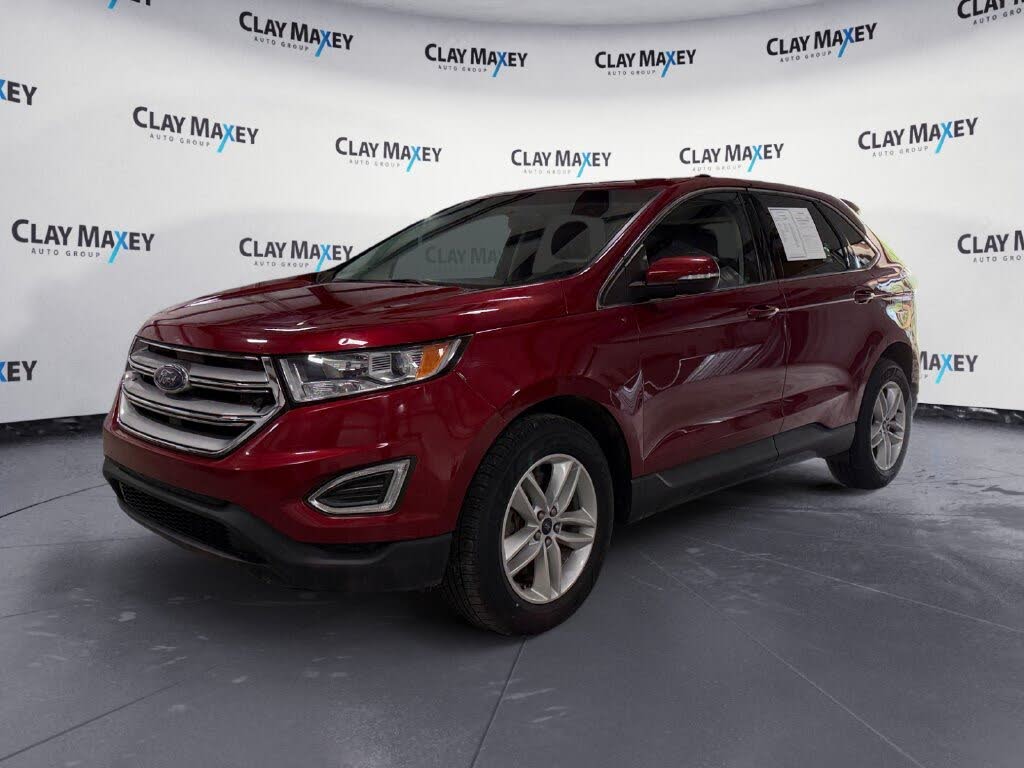 Ruby Red Metallic 2017 Ford Edge SUV / Crossover All-Wheel Drive 6-Speed Automatic