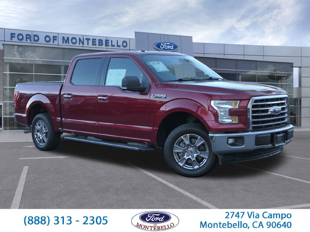Ruby Red Metallic 2017 Ford F-150 Pickup Truck 4X2 6-Speed Automatic