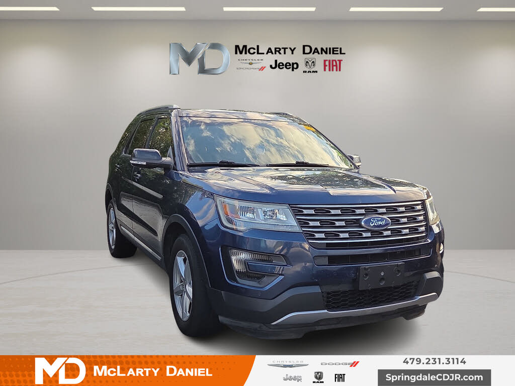 Blue 2016 Ford Explorer SUV / Crossover Front-Wheel Drive 6-Speed Automatic