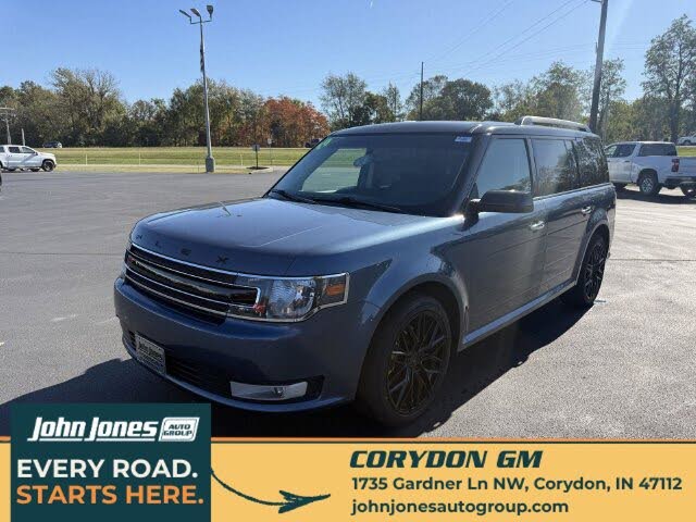 Blue Metallic 2019 Ford Flex SUV / Crossover Front-Wheel Drive 6-Speed Automatic