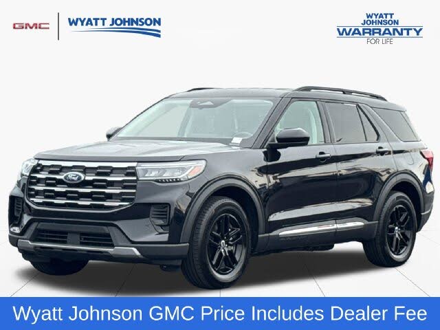 Black Metallic 2025 Ford Explorer SUV / Crossover Rear-Wheel Drive Automatic