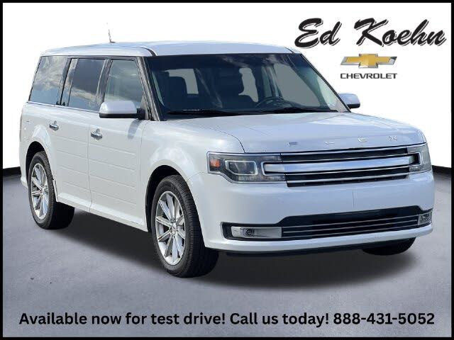 White Platinum 2013 Ford Flex SUV / Crossover Front-Wheel Drive 6-Speed Automatic