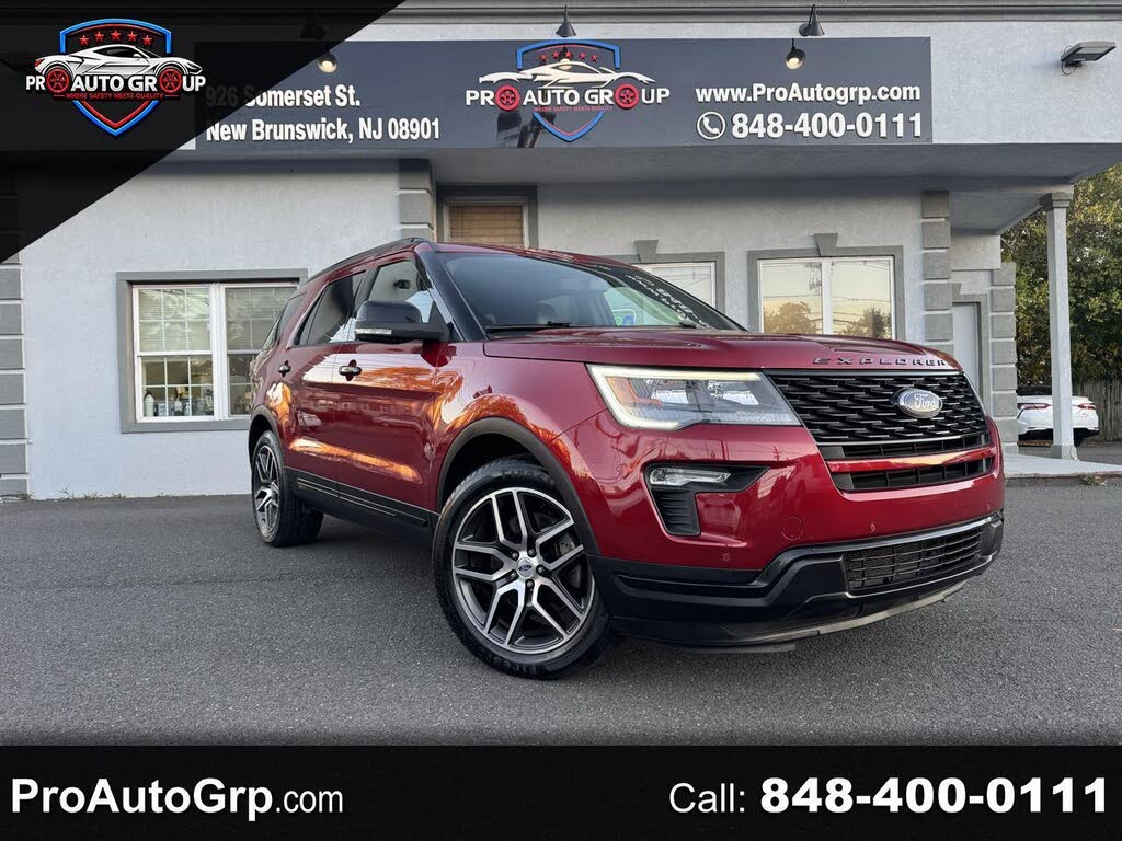 Red 2018 Ford Explorer SUV / Crossover All-Wheel Drive Automatic