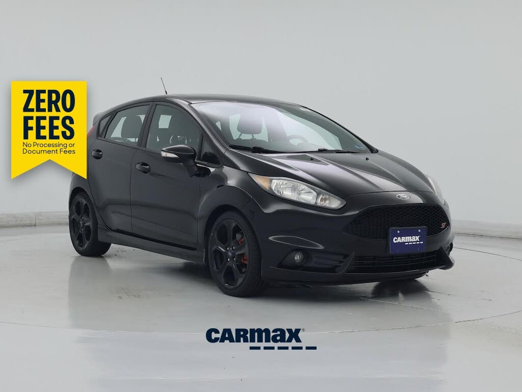 Black 2016 Ford Fiesta Hatchback Front-Wheel Drive Manual