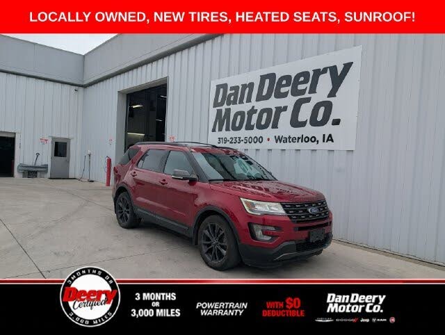 Ruby Red Metallic 2017 Ford Explorer SUV / Crossover All-Wheel Drive Automatic