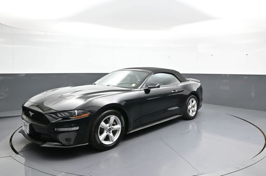 Shadow Black 2019 Ford Mustang Convertible Rear-Wheel Drive Automatic