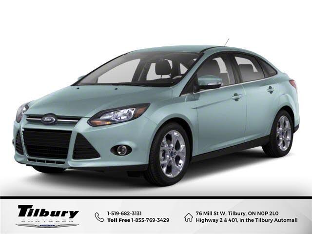 Blue 2012 Ford Focus Sedan Front-Wheel Drive 5-Speed Manual
