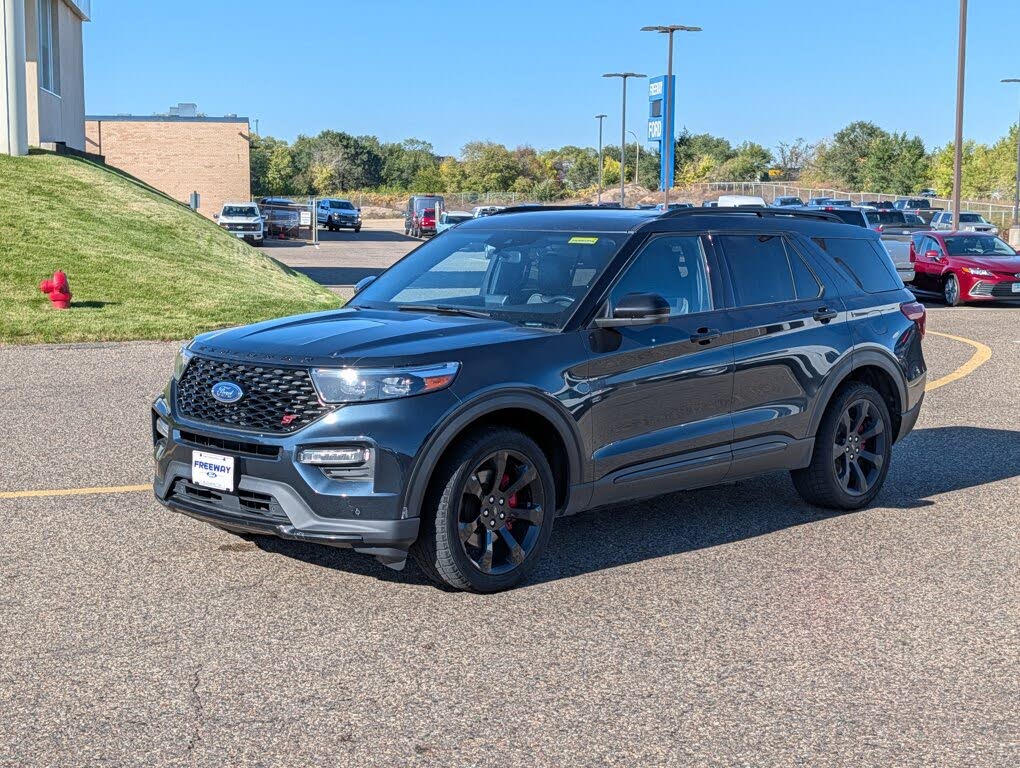 Blue 2023 Ford Explorer SUV / Crossover All-Wheel Drive Automatic