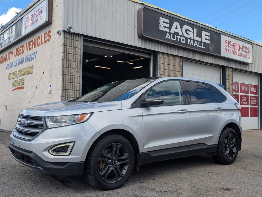 Silver 2018 Ford Edge SUV / Crossover All-Wheel Drive Automatic