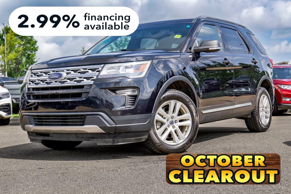 Black 2019 Ford Explorer SUV / Crossover All-Wheel Drive Automatic