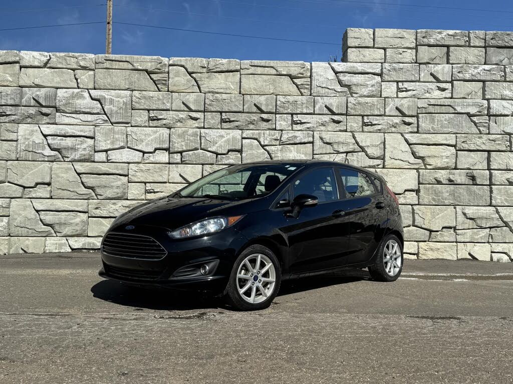 Black 2016 Ford Fiesta Hatchback Front-Wheel Drive Manual