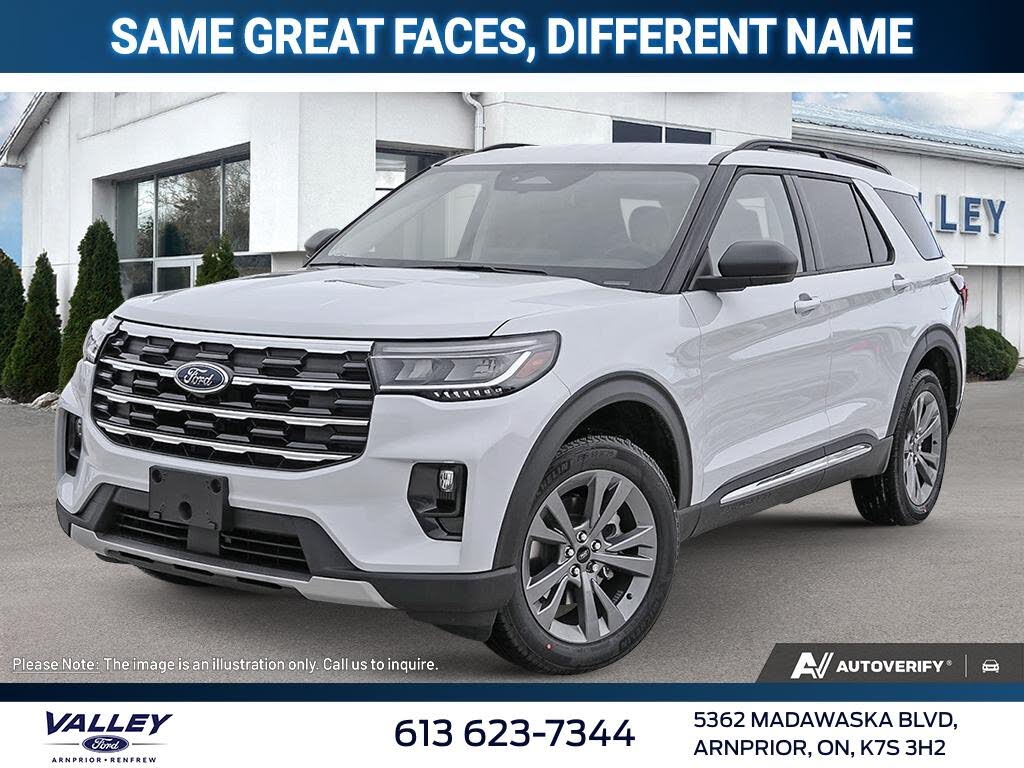 SPACE WHITE METALLIC 2026 Ford Explorer SUV / Crossover All-Wheel Drive Automatic