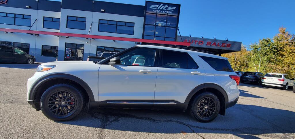 White 2020 Ford Explorer SUV / Crossover All-Wheel Drive Automatic