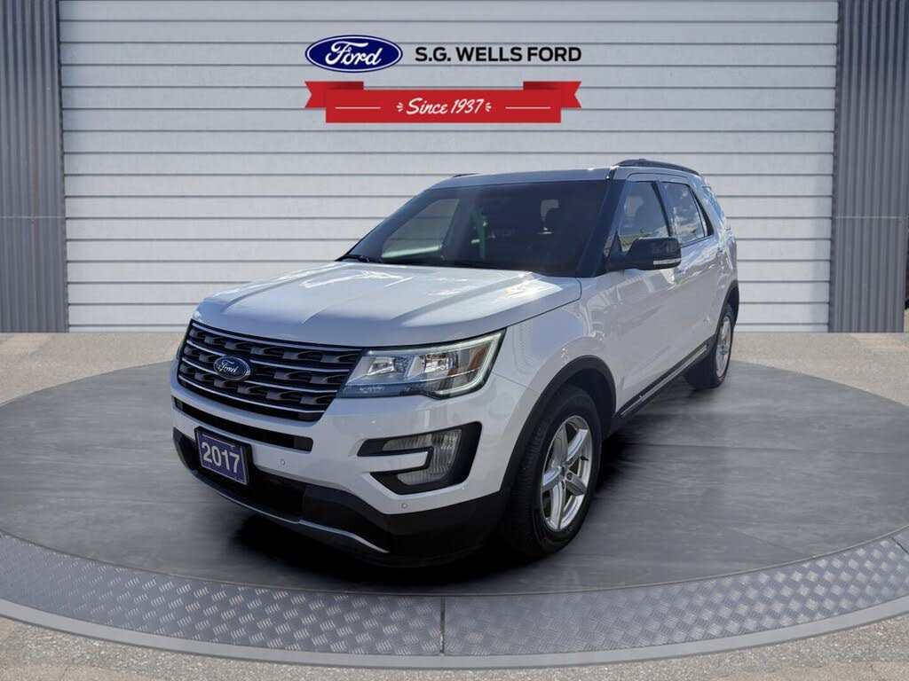 White 2017 Ford Explorer SUV / Crossover All-Wheel Drive Automatic
