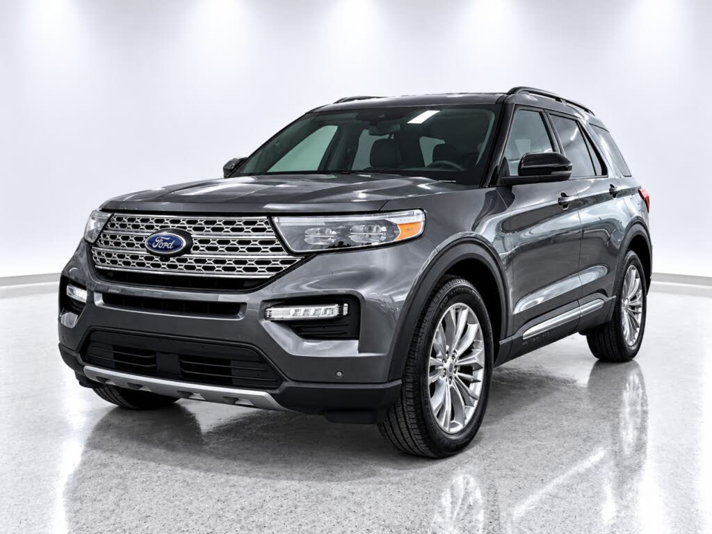 Gray 2022 Ford Explorer SUV / Crossover All-Wheel Drive Automatic