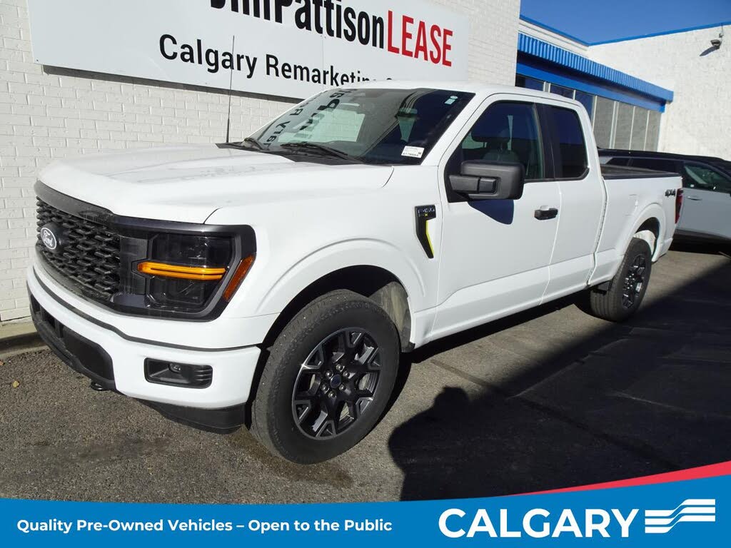 White 2025 Ford F-150 Pickup Truck Four-Wheel Drive Automatic