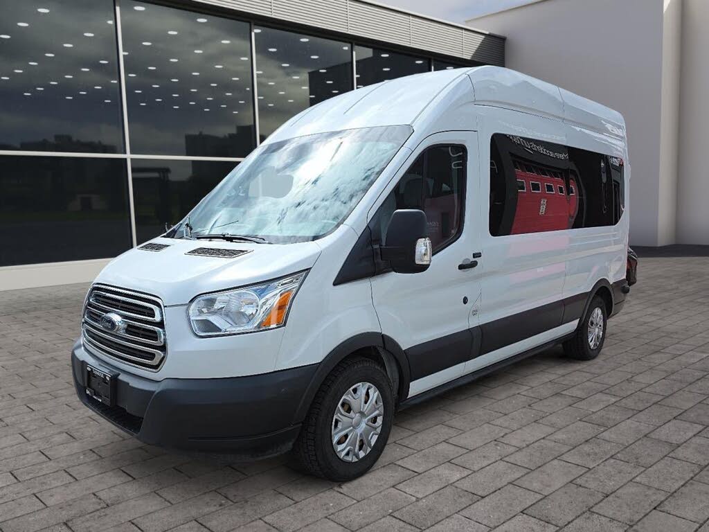 White 2017 Ford Transit Passenger Van Rear-Wheel Drive Automatic